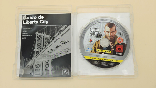 Jeu PS3 GTA IV Grand Theft Auto 4  Platinum - Jeu PlayStation 3 Complet FR TBE - Photo 3/5
