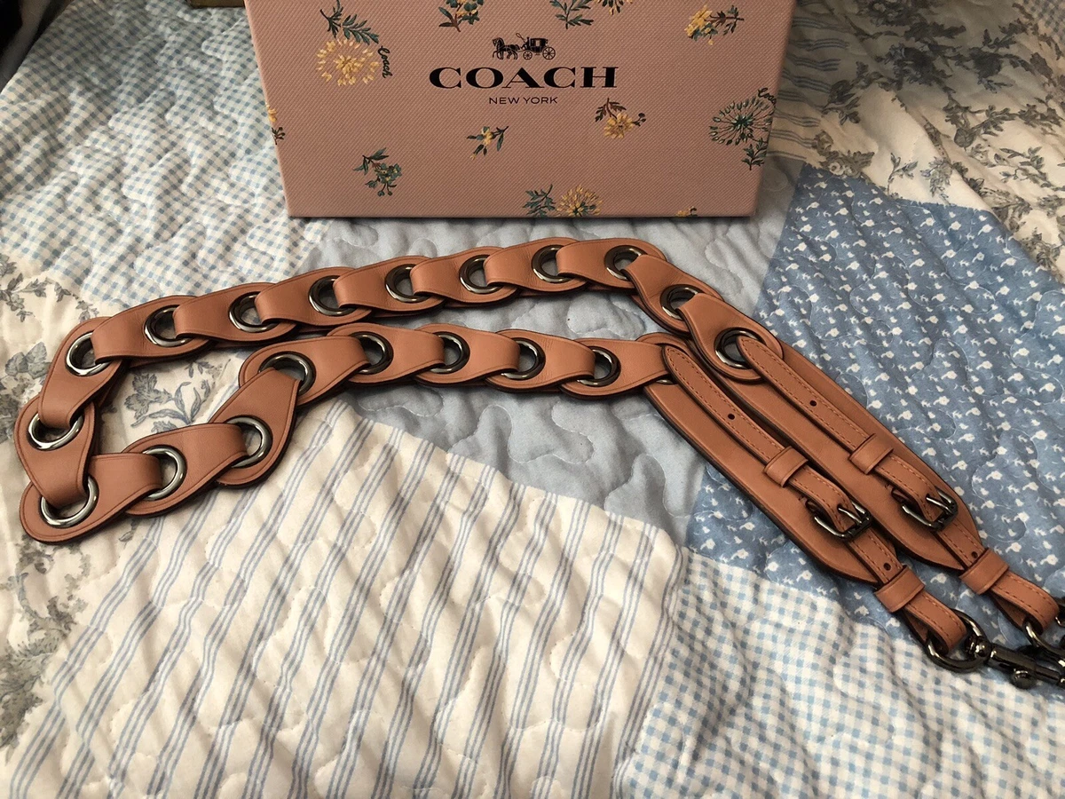Coach leather shoulder strap Outlet