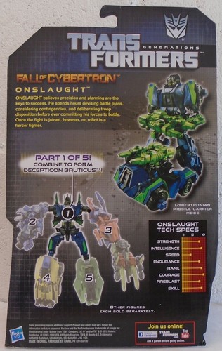 Transformers Generations Fall Of Cybertron Bruticus Combiners Set Deluxe Class - Picture 3 of 11