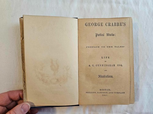 George Crabbe's Poetical Works : Preface to the Tales, Life by A.C. Cunningham - Imagen 6 de 6