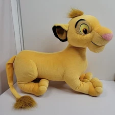 Hasbro Disney The Lion King Simba Large Plush 20" Stuffed Animal 2002 VTG