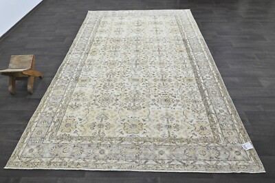 Oushak Türkisch Vintage Teppich 6x10 Kelim Rug Anatolisch Handarbeit Boho Dek...