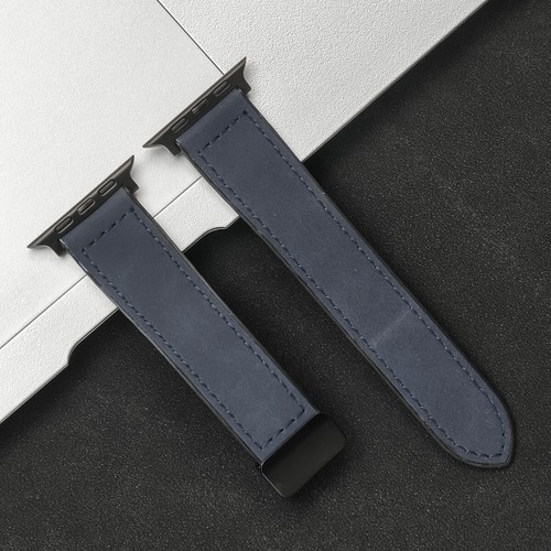 Soft Leather +Silicone Strap for Apple Watch 10 9 8 7 6 SE 44/45/46/49mm Ultra 2 - Picture 24 of 26
