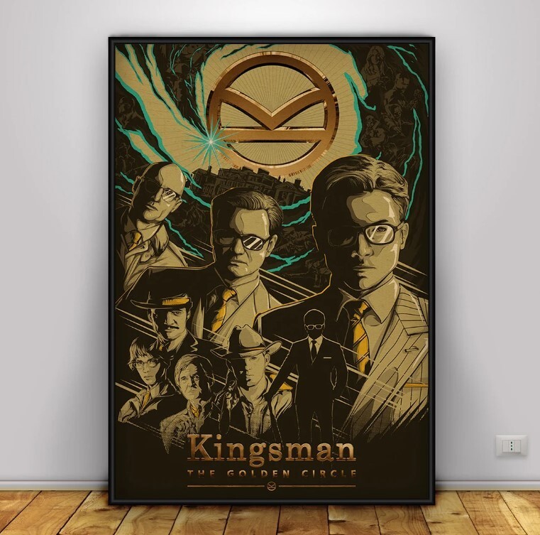 Kingsman Poster | Wall Art | Wall Prints | Home Decor | Kraft Paper Print 10