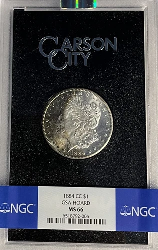 1884-CC GSA NGC MS66 Morgan Silver Dollar