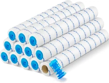 12 Pcs 18 Inch Paint Roller Covers 3/8" Nap Roller Covers Large Microfiber Wide