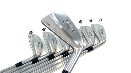 7pcs Titleist 660 Forged 3-4-5-6-7-8-9 RH Golf Iron Set NSPro 950GH S Stiff Club - Video 1 of 1