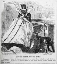 Out Of Sight, Mind. Harper's Weekly, January 28, 1871