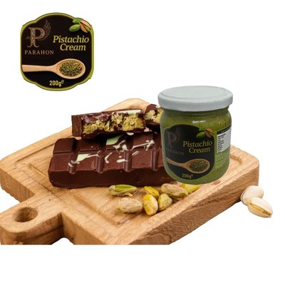 Pistachio Cream Spread 200g - Gourmet Turkish Paste For Desserts, Toast, Ice Cream-313215