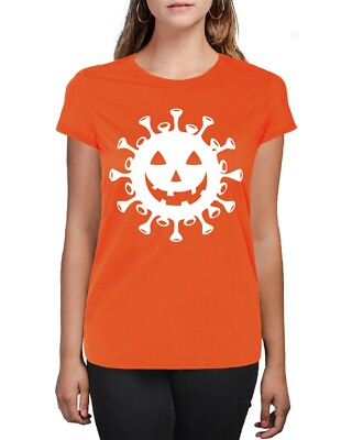 Halloween Costume Pumpkin Face Women's T-Shirt