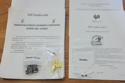 Zenith A600 restoration repair rebuild replacement capacitor