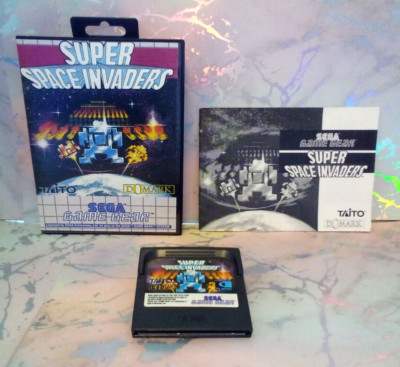 Sega Game Gear Super Space Invaders Boxed Neu Clam Case