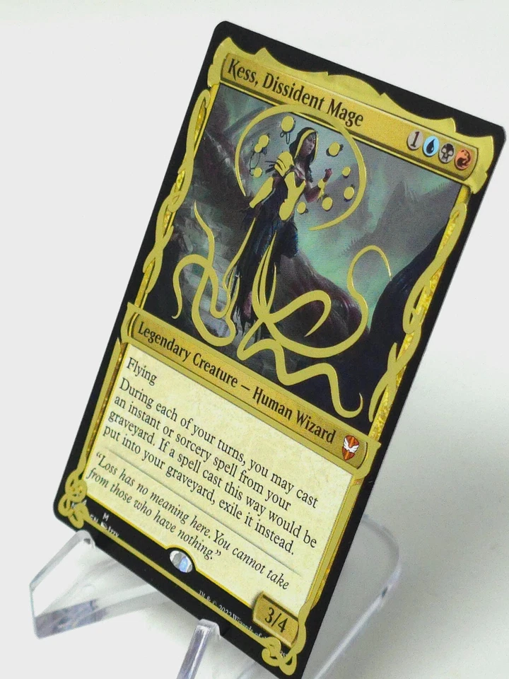 Kess, Dissident Mage  Commander * Altered Golden Vinyl Foil * Alter MTG Magic - Image 3 of 4