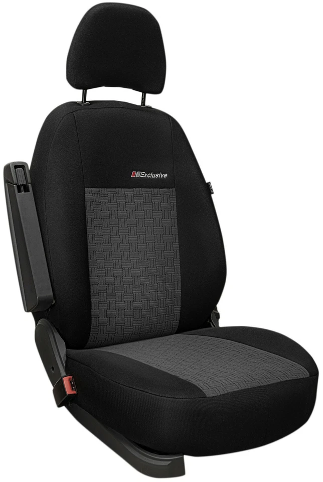 Auto Sitzbezüge Bus Universal Transporter nur FAHRERSITZ für VW T6 AKL Exc Grau