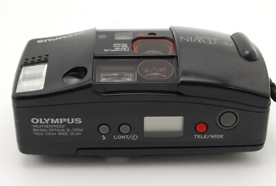 Near Mint w/strap】 Olympus AF-1 TWIN QD point & shoot film