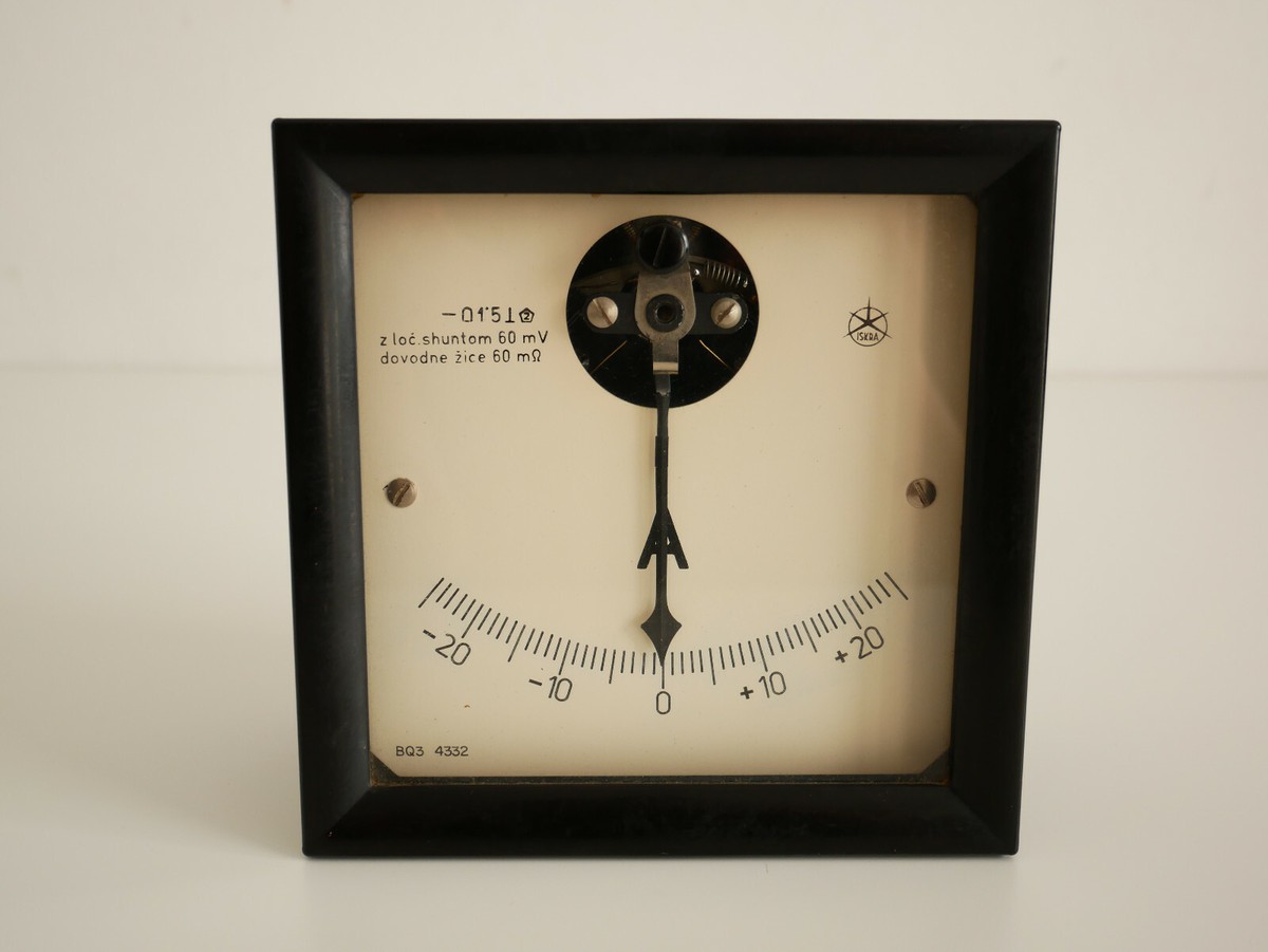 レトロAMMETER Vintage retro ampere meter gauge | eBay