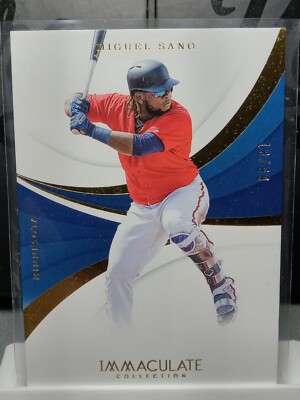 2018 Immaculate Blue /99 #80 Miguel Sano Minnesota Twins 