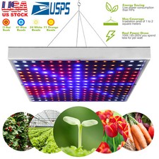Led Plant Growing Light For Hydroponic Plant Red Blue Orange Panel Growing Lamps
