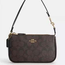 New Shoulder Bag In  Canvas Retro Brown