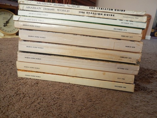 Lot of 10 Arabian Horse World Magazine 60's 70's 80's Equestrian - Picture 16 of 16