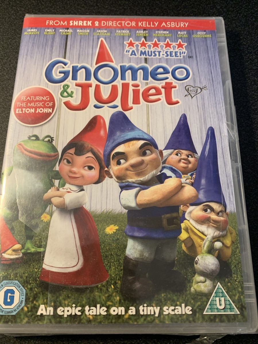 Gnomeo Juliet (DVD, 2011) James McAvoy, Michael Caine, Maggie