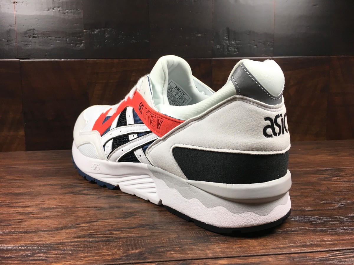 Asics Gel Lyte 5 V (White / Orange / Blue) [H831Y-0101] Running Mens 8.5 |  eBay