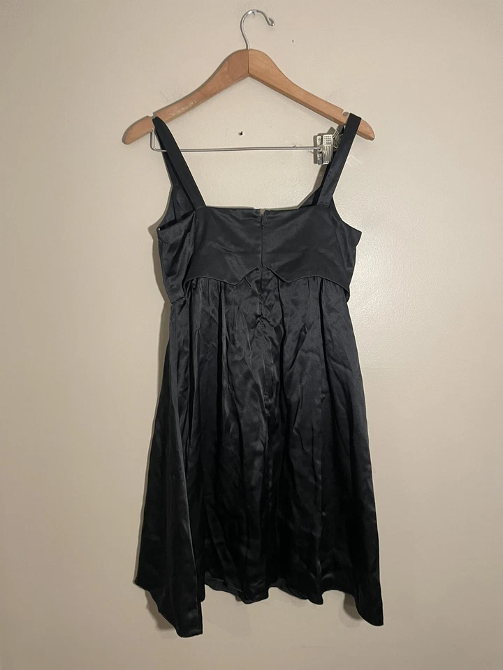 VOOM by JOY HAN VINTAGE Women's Tuxedo Dress Medium A Line Rhinestones Black - Image 3 of 4