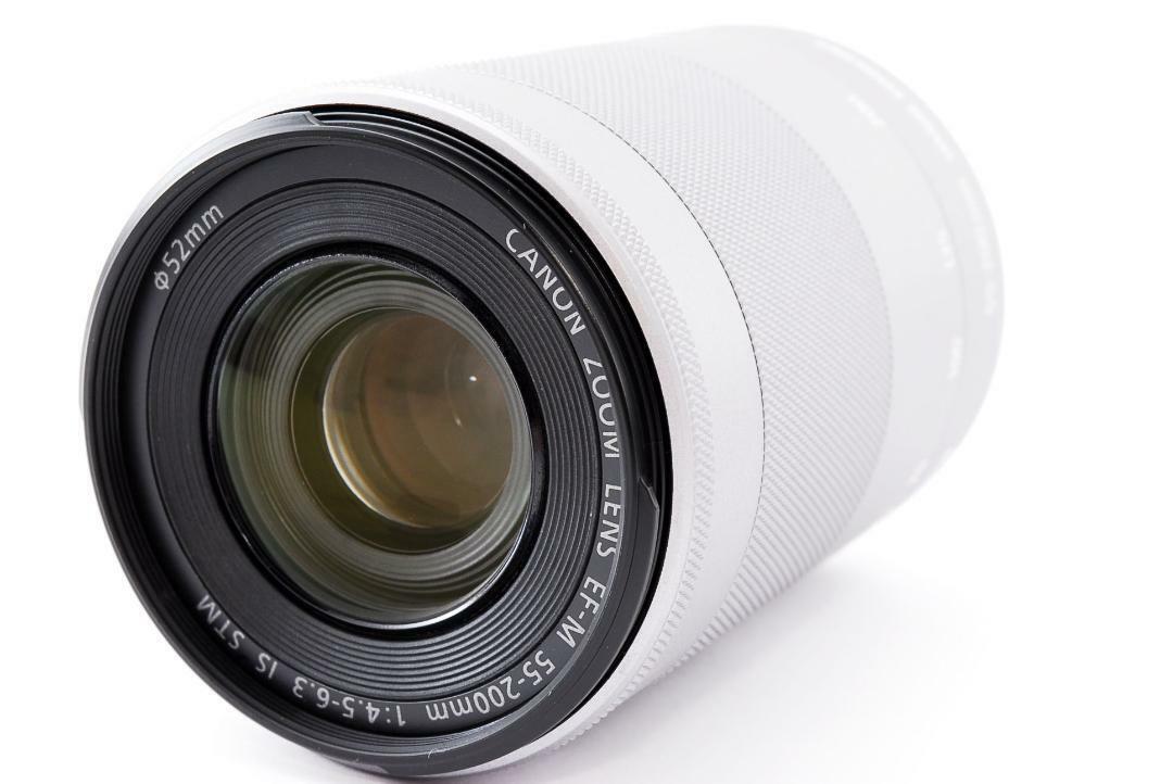 Canon Zoom Lens Silver EF-M 55-200mm F4.5-6.3 IS STM EOS M M2 M3 M5 M6 M100  JP