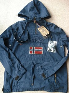 NWT GENUINE GEOGRAPHICAL NORWAY ANORAK HOODIE PULLOVER JACKET-$175 VALUE!-SZ=XL | eBay