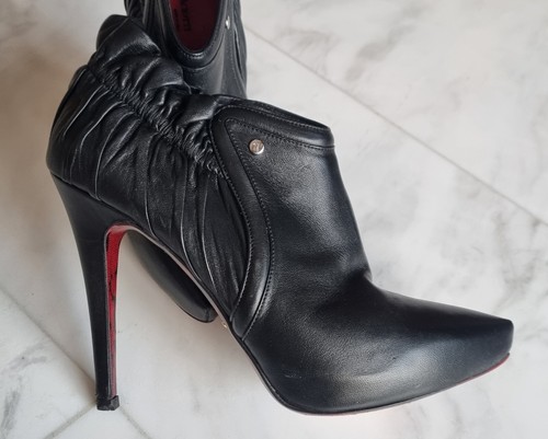 Cesare Paciotti Ancle Boots Stiefelette Leder Lammnappa Schwarz Gr 37,5 wie Neu - Bild 3 von 24