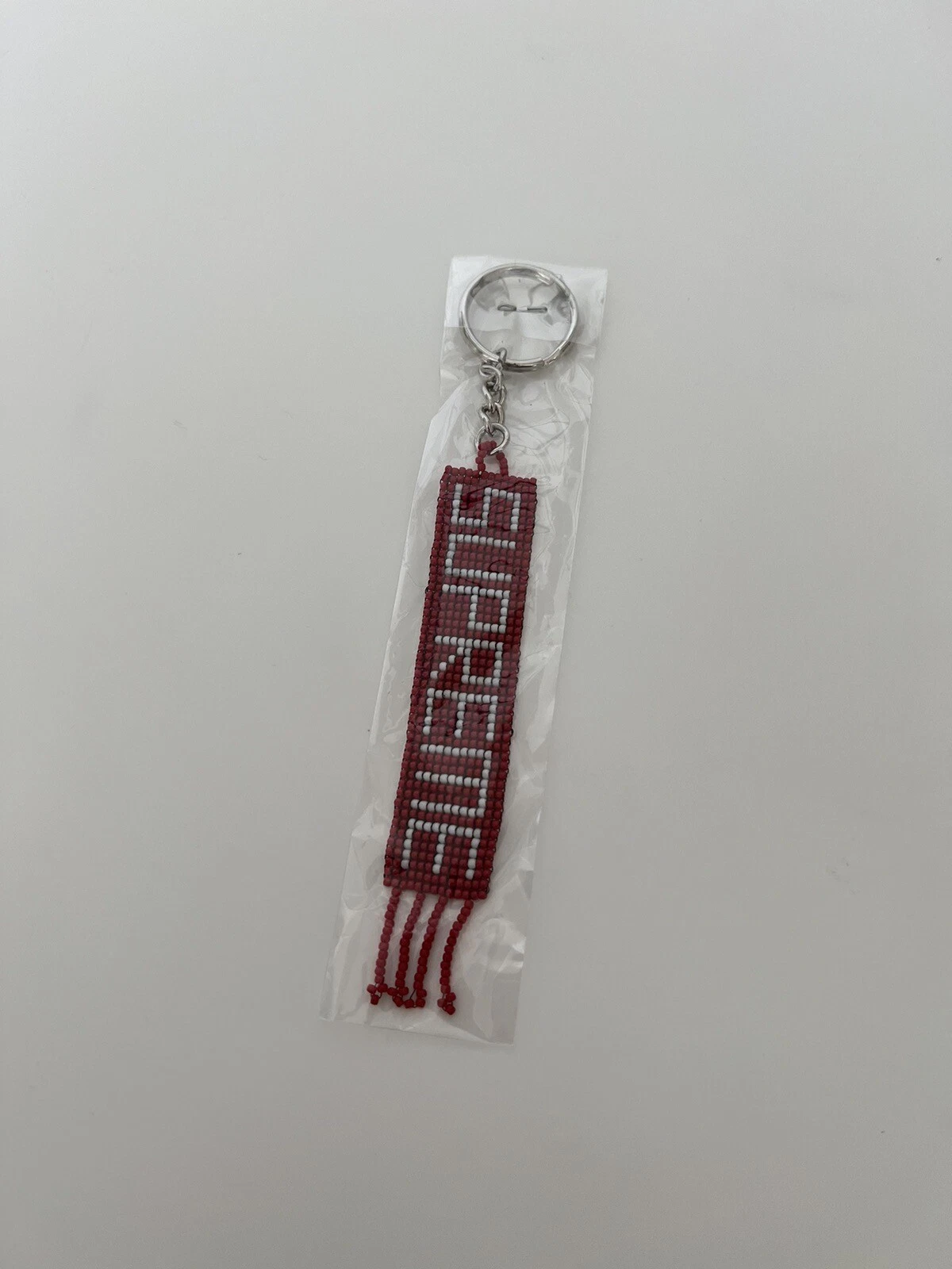 Porte clés à perles Supreme rouge taille unique S/S 20