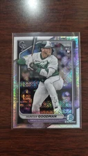 Hunter Goodman 2024 Bowman Chrome Baseball MOJO RC Rookie Card Colorado Rockies