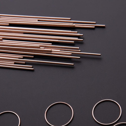 BLUEFIRE 1/2 lb 9pcs Bare Bronze Brazing Rods Low Fume Copper Brazing Alloys Rod - Picture 2 of 9