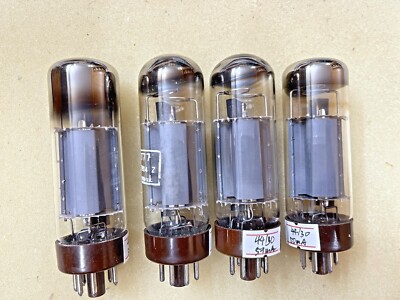 KT77 GEC 真空管 4本セット　6CA7 EL34 Genalex 4) RARE GEC Genalex KT77 Tubes ~ EL34 6CA7 ~ TEST ABOVE 100