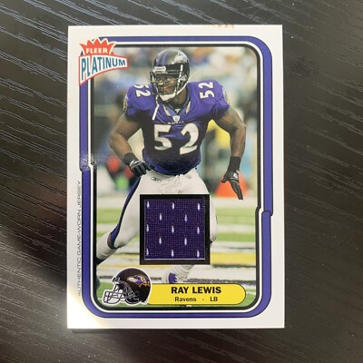 2004 Fleer Platinum Jerseys /765 Ray Lewis Game Worn Jersey Baltimore  Ravens