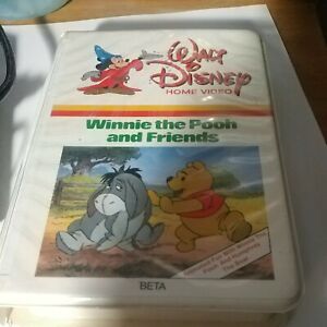 Walt Disney Home Video-Winnie The Pooh & Friends-Betamax cassette-white  case | eBay