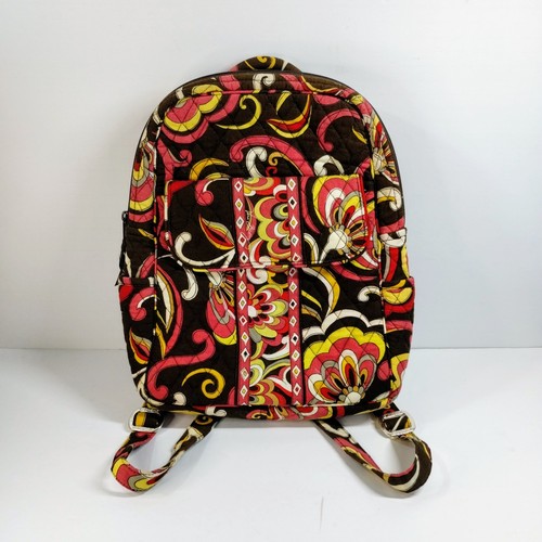 Mochila De Colección Vera Bradley Retirada Estampado Paisley Acolchada Boho Colorida Años 90 Y2K - Imagen 1 de 14