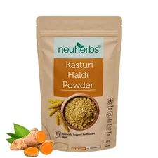 Neuherbs Kasturi Haldi Powder For Face Beauty 100g | Organic Wild Turmeric Powde