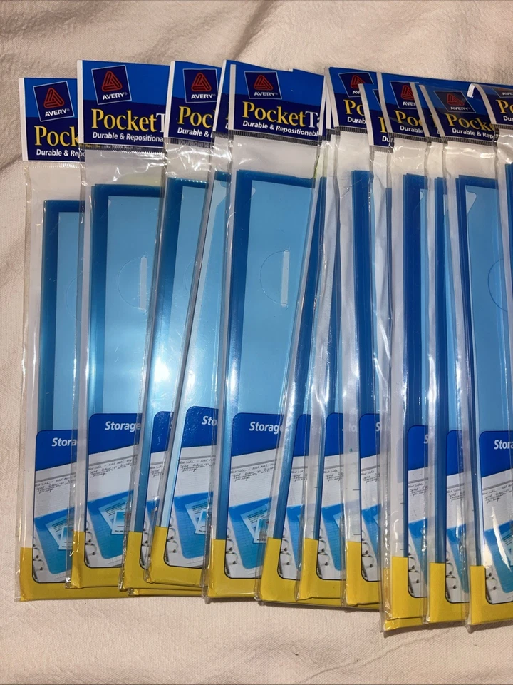 Lot Of 20: AVERY PocketTabs/Dividers (5 1/8 x 8 15/16) Write On Labels 16366 NEW - Image 4 of 4