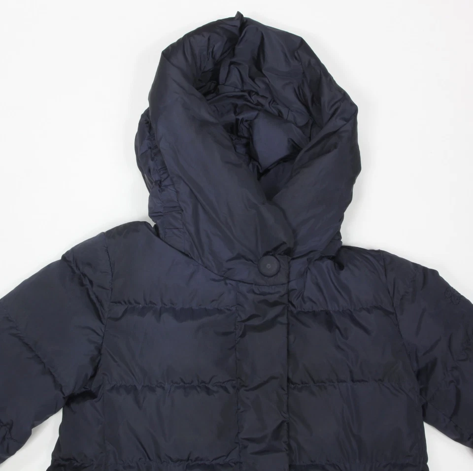 AÑADIR Chaqueta acolchada de plumón talla Juniors 6Y - Abrigo de invierno azul con capucha para niños - 242 Foto 3 de 4