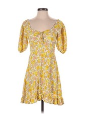 Faithfull the Brand Women Yellow Casual Dress 4