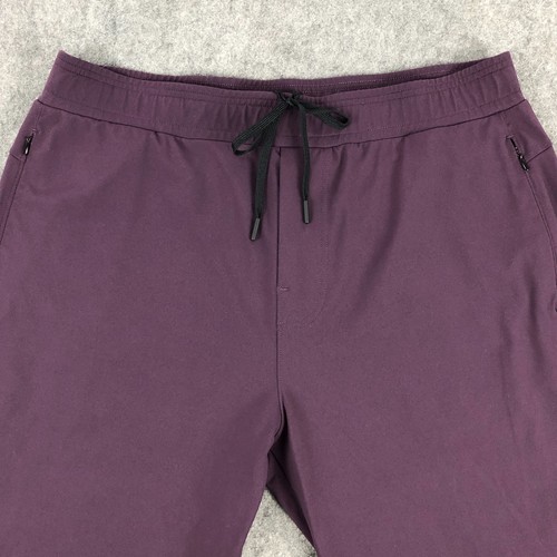 Public Rec Mens Pants 38x30 (Actual 36x27) Purple Drawstring High Rise Casual - Picture 5 of 15