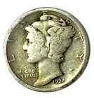 1924 D 10c Mercury Silver Dime Rare Ten Cents Denver