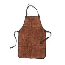 Mastercarver Natural Leather Suede Finish Woodcarver's Apron 23 x 23 in Brown