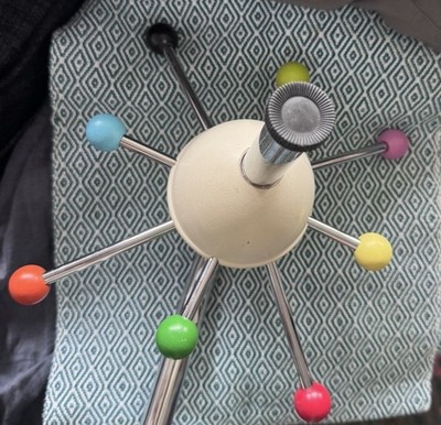 Vintage Osvaldo Borsani Design Solar System / Atomic Rotating Coat/Hut Wall Rack