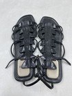 Fendi Black Leather Gladiator Sandals W 5.5 — photo 4