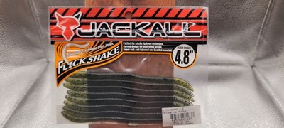 Jackall Flick Shake Worms 4.8 Inch 8 Per Pack Watermelon Pepper Japan Bass Lure