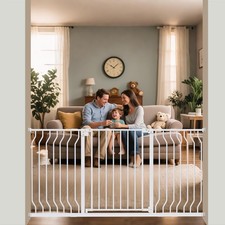29-62" Baby Gate for Stairs, Baby Safety Essentials, Auto Close Gate for Door...