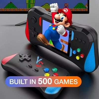Mini Retro Handheld Video Game Console 3.5" Built in 500 Classic Games Kids Toys