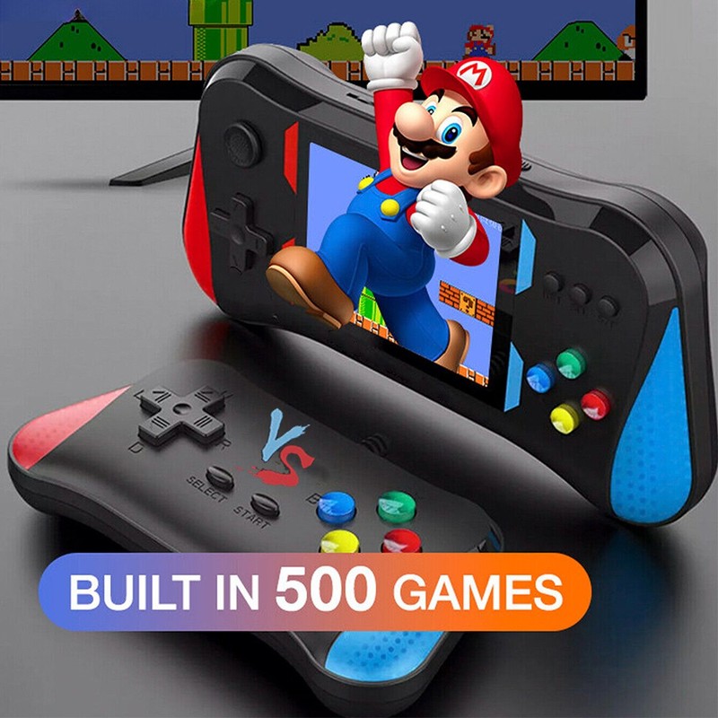 Mini Retro Handheld Video Game Console 3.5" Built in 500 Classic Games Kids Toys